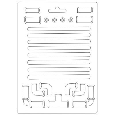 Stamperia Lady Vagabond Soft Mould - Pipes